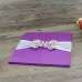 Silk Invitation Card Purple Wedding Invitation Customized Slap-up Invitation